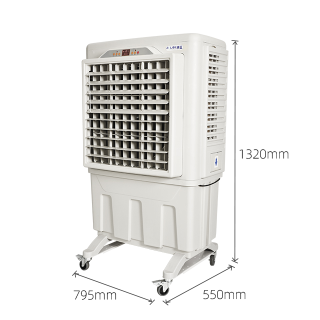 مبرد هواء تبخيري محمول AZL06-ZY13G 6000 متر مكعب/ساعة سريع التوصيل، مصنع بمروحة بلاستيكية بثلاث سرعات تخلق بيئة مريحة - أولان