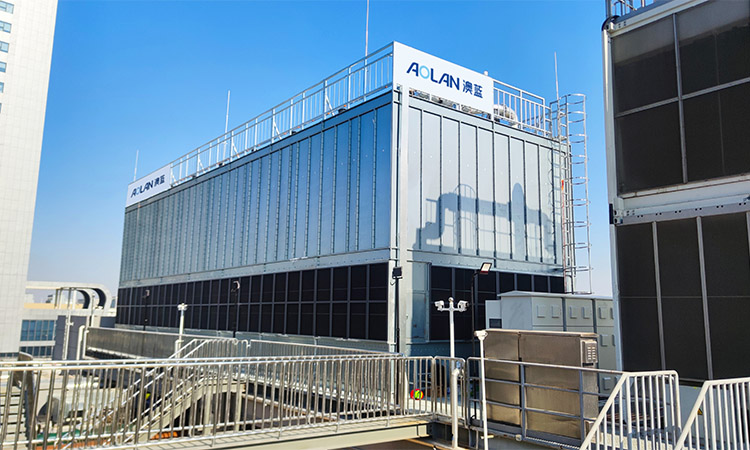 مشروع برج التبريد التبخيري غير المباشر لمركز بيانات ووهان